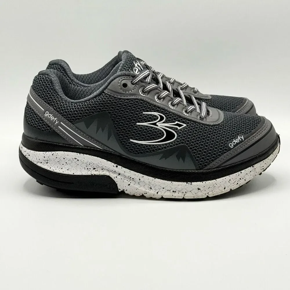 G-Defy Gravity Defyer Mighty Walking Shoes Black and White - US Women’s 7